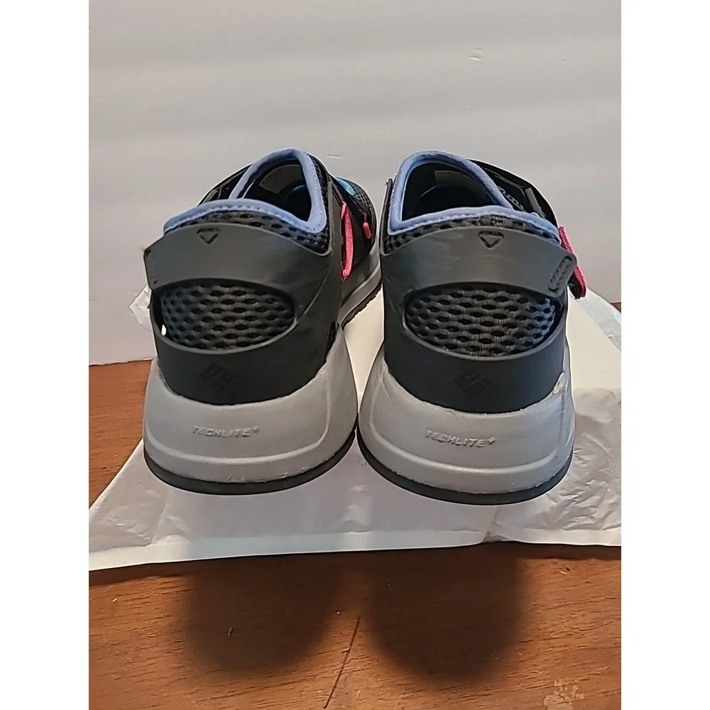 Columbia Women's Wildone Wander Shoe Hikers Black Mesh Size 10 Black Blue Pink‎ - Picture 4 of 8